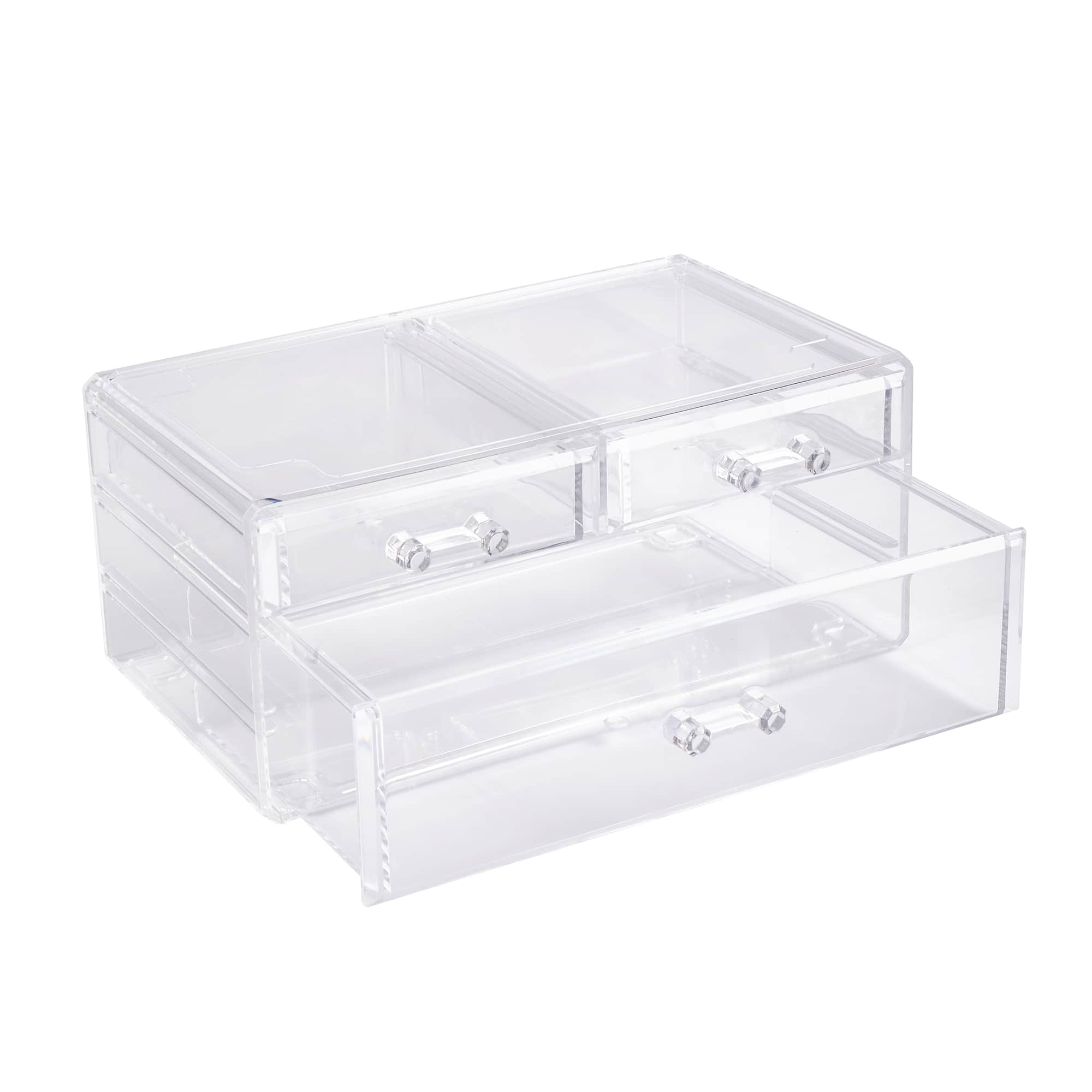 9.5" Clear Stackable 3-Drawer Jewelry Box by Bead Landing™